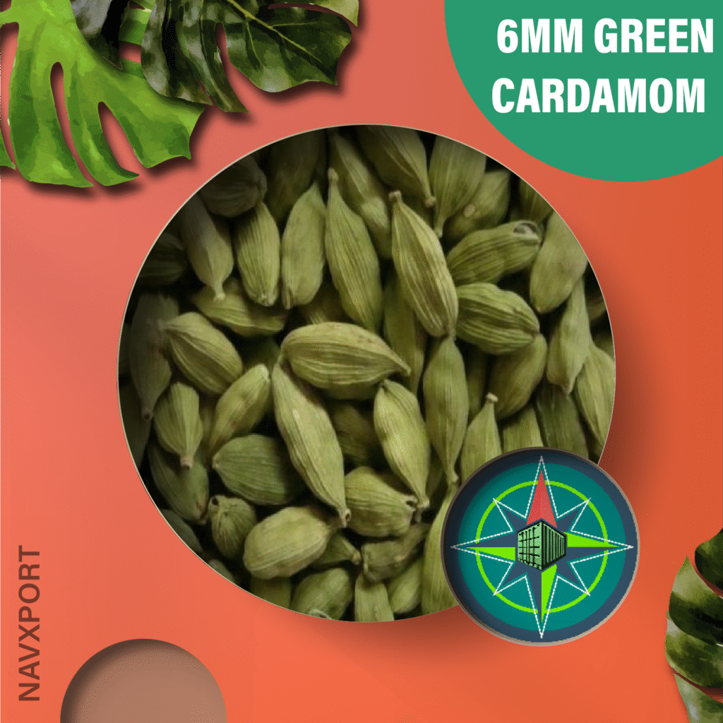 6MM Green Cardamom – Top Exporter NavXport