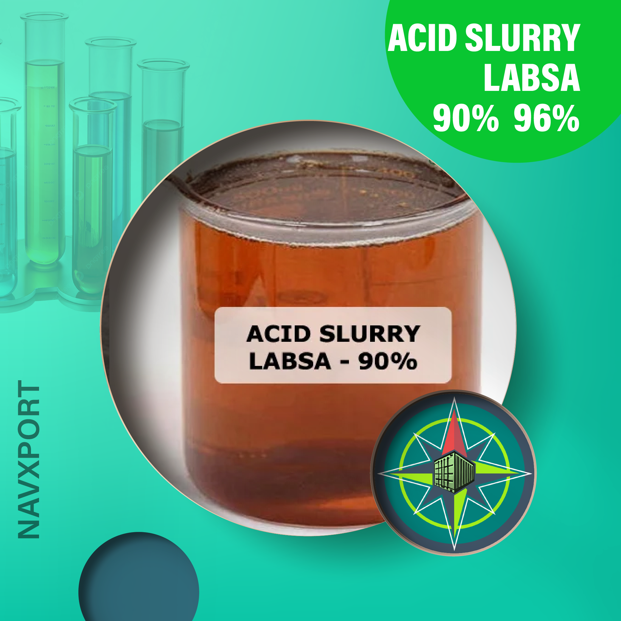 Linear Alkyl Benzene Sulfonic Acid LABSA 90% LABSA 96% Bulk Supplier & Exporter NavXport